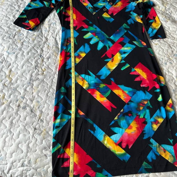 Calvin Klein multi-print knee-length dress. Size 10. - Picture 5 of 7